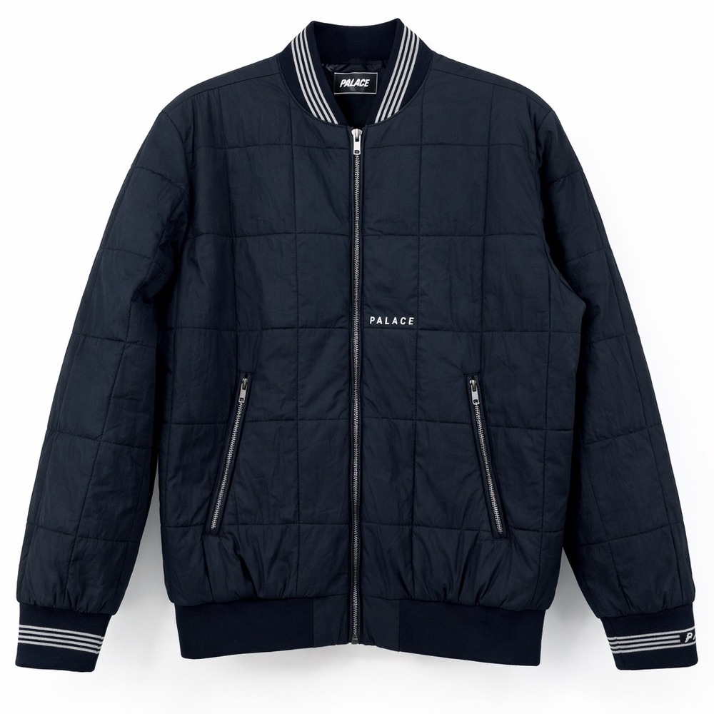 Palace Skateboards Q-Bomber 3M Thinsulate Jacket Navy Blue Mens Large